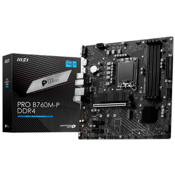 Imagem de PLACA MAE (INTEL) MSI PRO B760M-P DDR4 LGA1700 12° 13° E 14° GERACAO