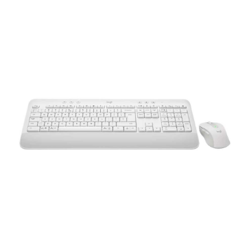 Imagem de KIT MOUSE E TECLADO LOGITECH MK650 S/ FIO BRANCO - 920-011020
