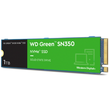 Mostrar detalhes de SSD M.2 2280 WD GREEN SN350 1TB NVME -WDS100T3G0C Imagem de SSD M.2 2280 WD GREEN SN350 1TB NVME -WDS100T3G0C