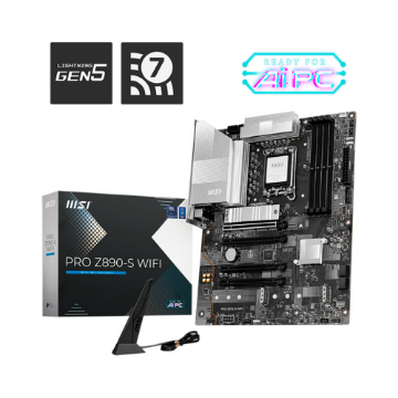 Mostrar detalhes de PLACA MAE (INTEL) MSI PRO Z890-S WIFI DDR5 LGA1851 ULTRA PROCESSORS Imagem de PLACA MAE (INTEL) MSI PRO Z890-S WIFI DDR5 LGA1851 ULTRA PROCESSORS