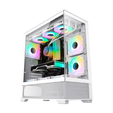 Imagem de GABINETE GAMER GAMEMAX VISTA AW ATX/ITX/E-ATX BRANCO - X214100901971