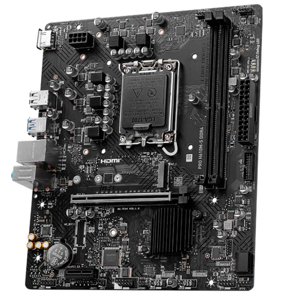 Imagem de PLACA MAE (INTEL) MSI PRO H610M-S DDR4 LGA1700 12� 13� E 14� GERACAO