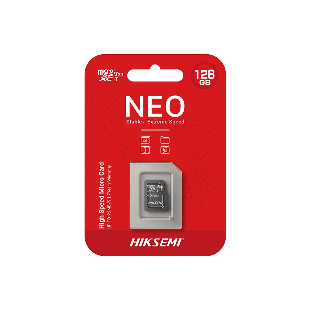 Imagem de CARTAO DE MEMORIA SD HIKSEMI CLASS 10UHS-I 128GB - HS-TF-C1/128G