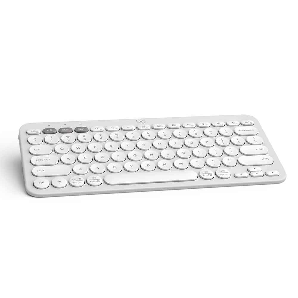 Imagem de TECLADO LOGITECH K380 PEBBLE KEYS 2 BRANCO SEM FIO - 920-011790