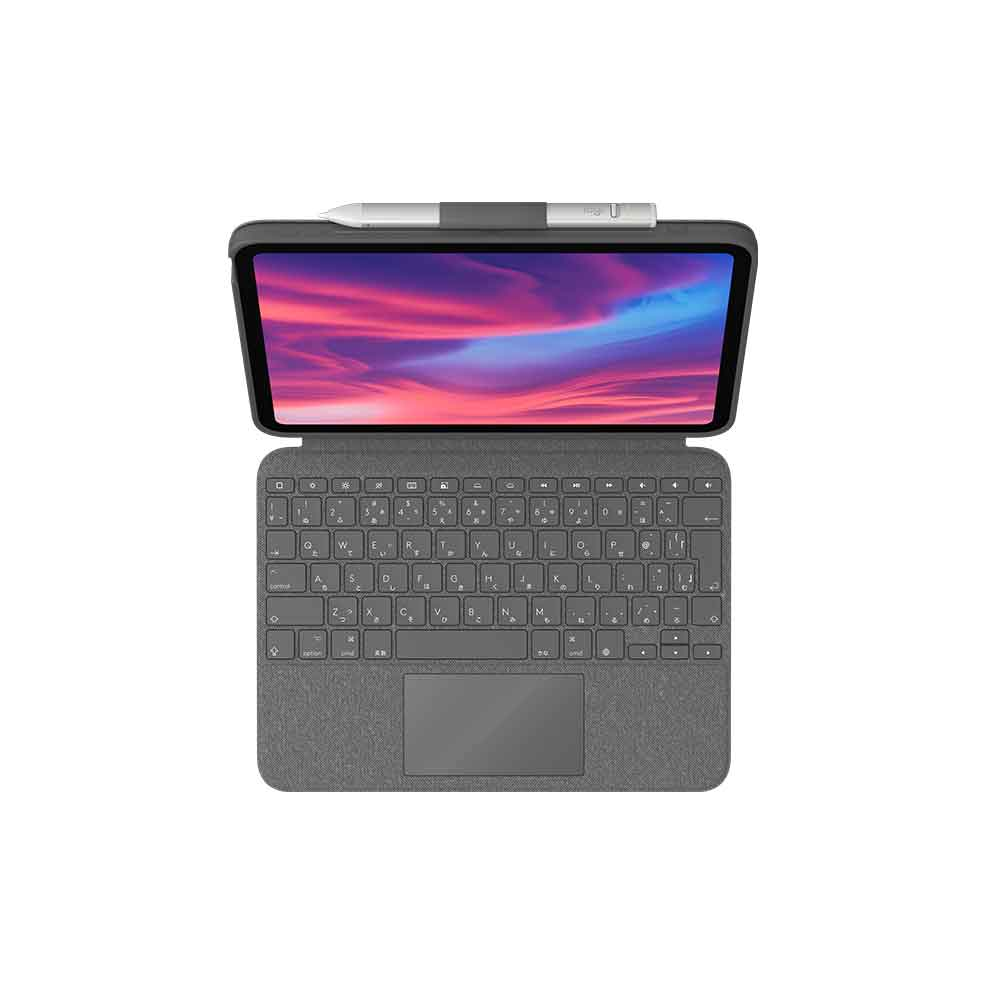 Imagem de CAPA COM TECLADO LOGITECH PARA IPAD 10� GRAFITE - 920-011433