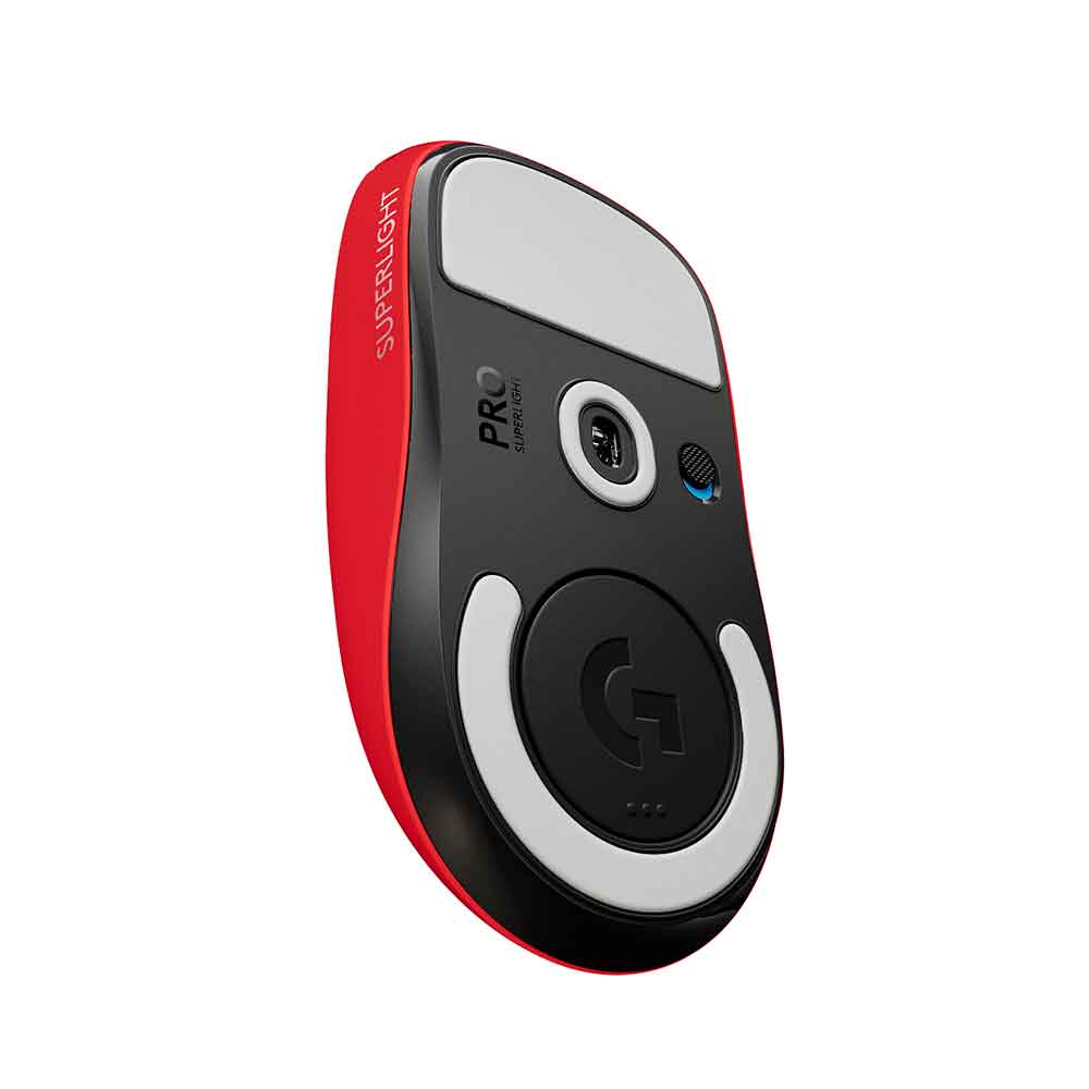 Imagem de MOUSE LOGITECH GAMER PROX SUPERLIGHT SEM FIO RED - 910-006783
