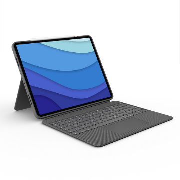 Imagem de CAPA COM TECLADO LOGITECH COMBO TOUCH P/ IPAD PRO 12,9'' 5� GERACAO -  920-010097