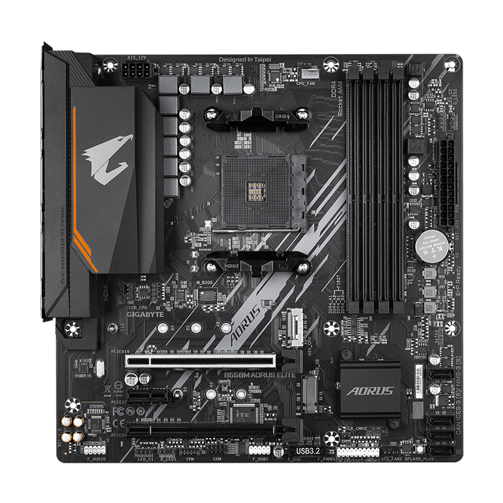 Imagem de PLACA MAE (AMD) GIGABYTE B550M AORUS ELITE DDR4 AM4