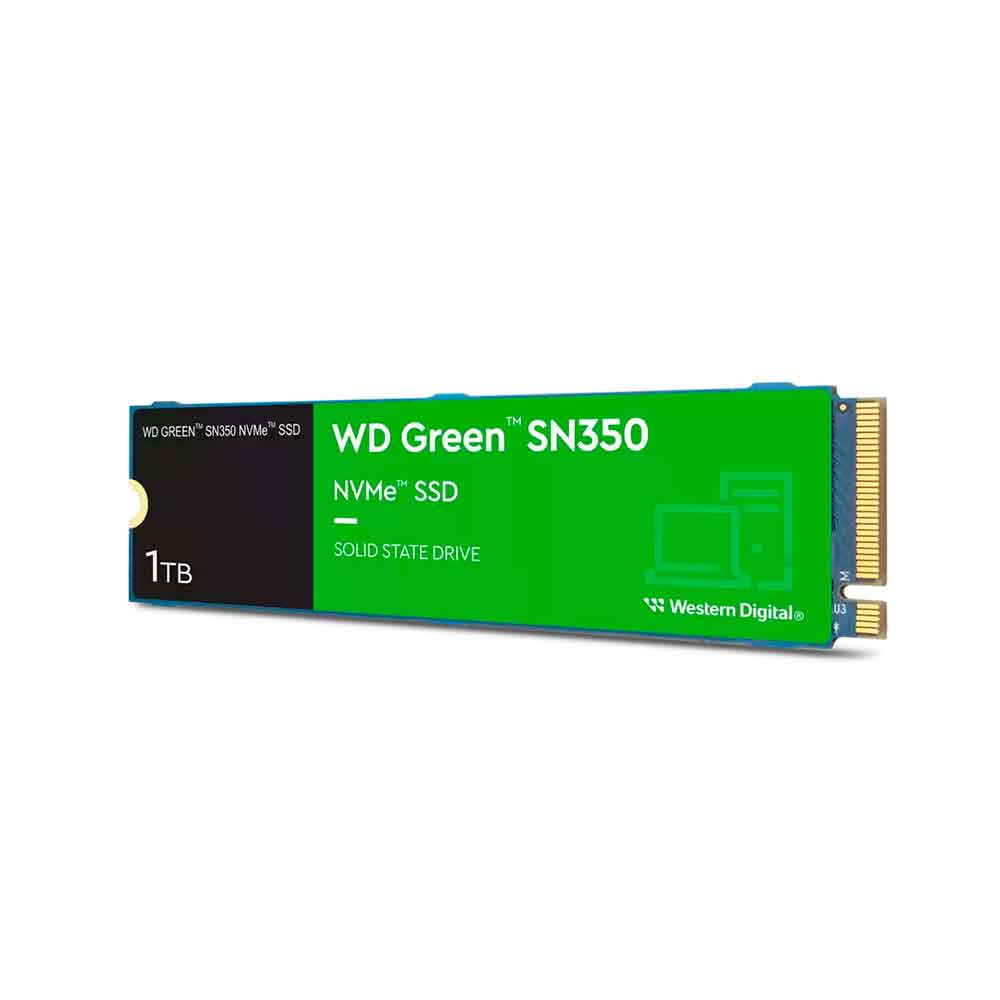 Imagem de SSD M.2 2280 WD GREEN SN350 1TB NVME - WDS100T2G0C