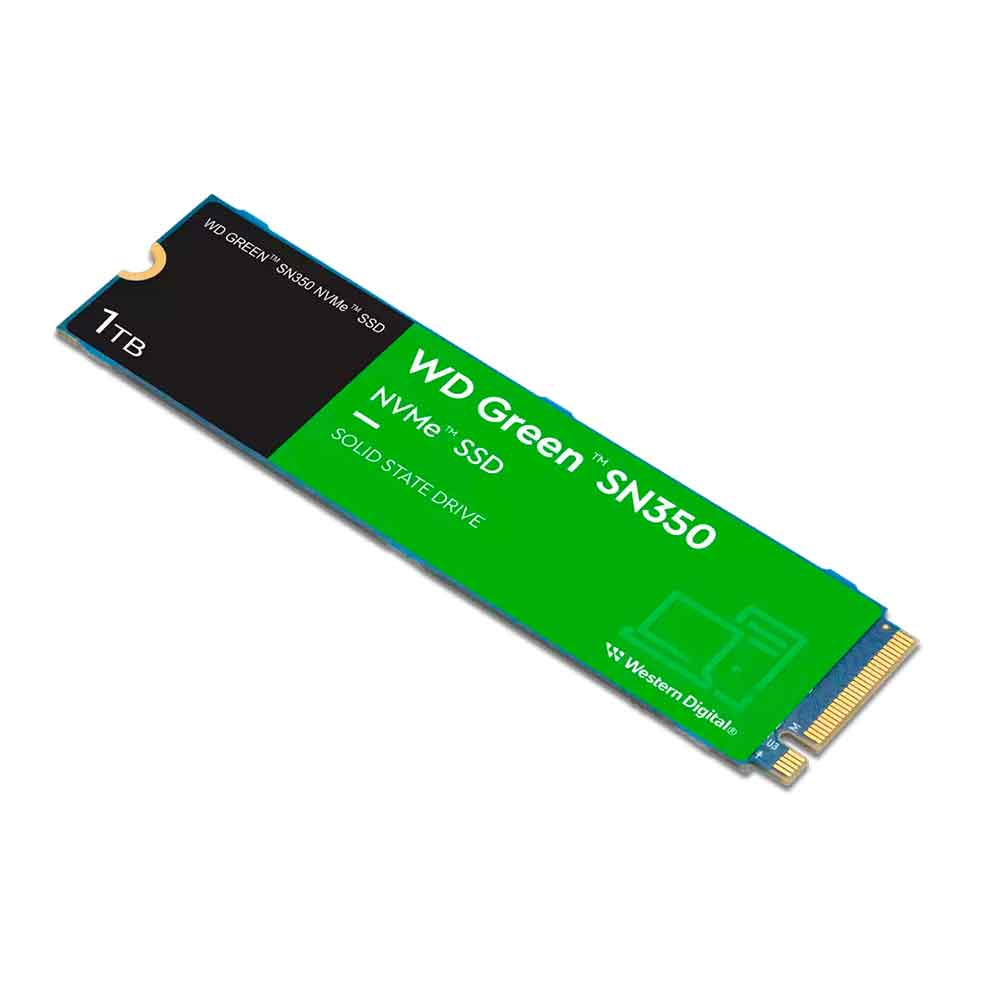 Imagem de SSD M.2 2280 WD GREEN SN350 1TB NVME - WDS100T2G0C