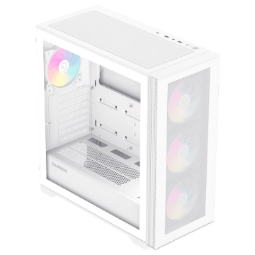 Mostrar detalhes de GABINETE GAMER GAMEMAX QUEST MID TOWER E-ATX BRANCO Imagem de GABINETE GAMER GAMEMAX QUEST MID TOWER E-ATX BRANCO