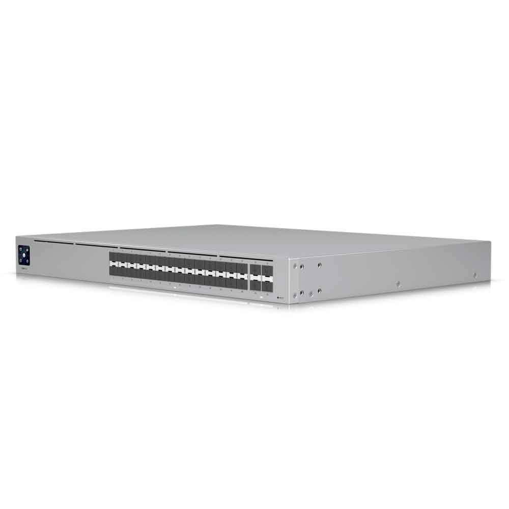 Imagem de SWITCH UBIQUITI GERENCIAVEL L3 28 PORTAS SFP+ DE 10GB +04 SFP28 DE 25GB USW - PRO - AGGREGATION RACK