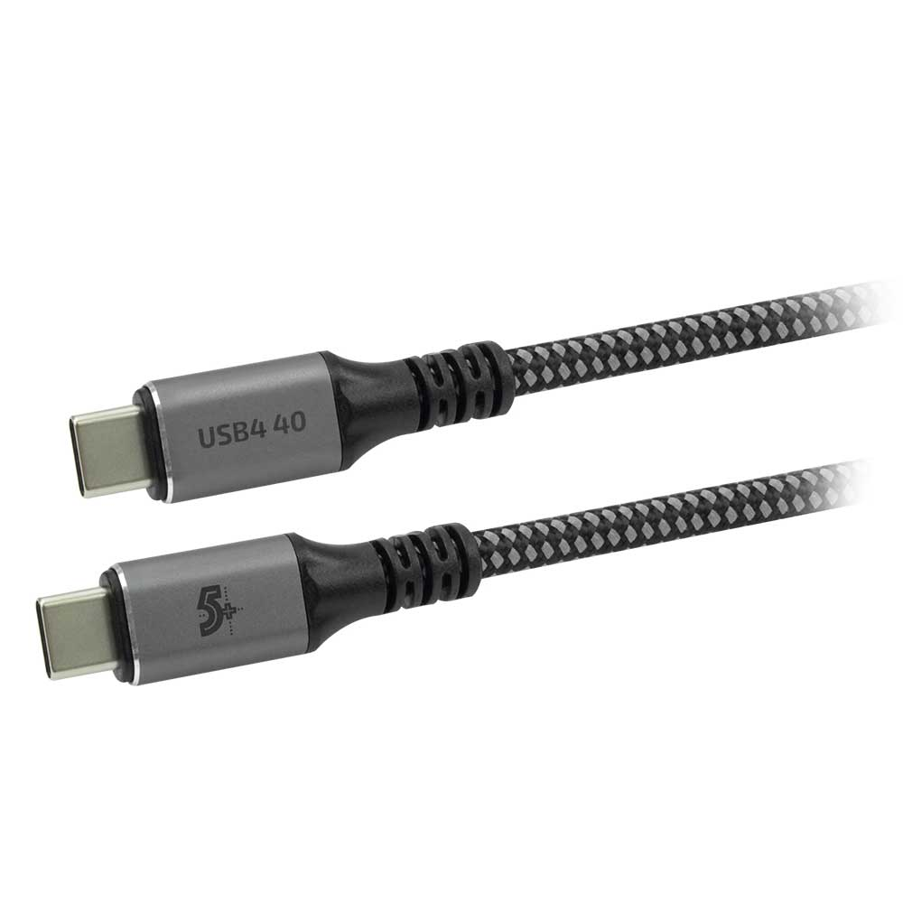 Imagem de CABO USB 4 THUNDERBOLT 40G 100W 1M 5+ - 018-7810