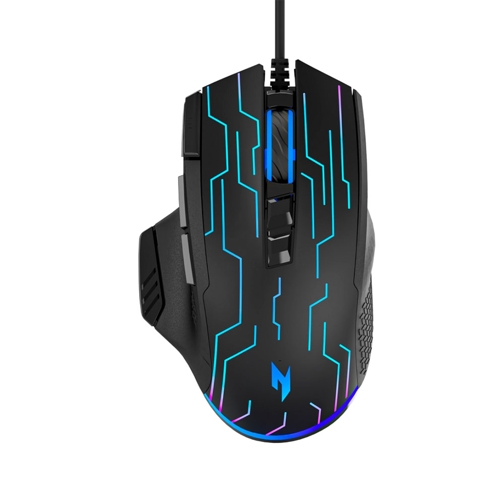 Imagem de MOUSE GAMER ACER USB NITRO NMW105 GEN 3 RGB PRETO