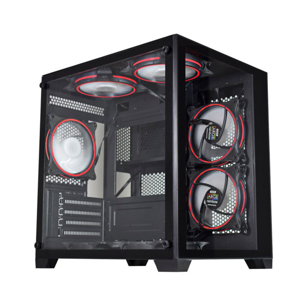 Imagem de GABINETE GAMER K-MEX AQUARIO CG-0415 PRETO MICRO ATX SEM FAN
