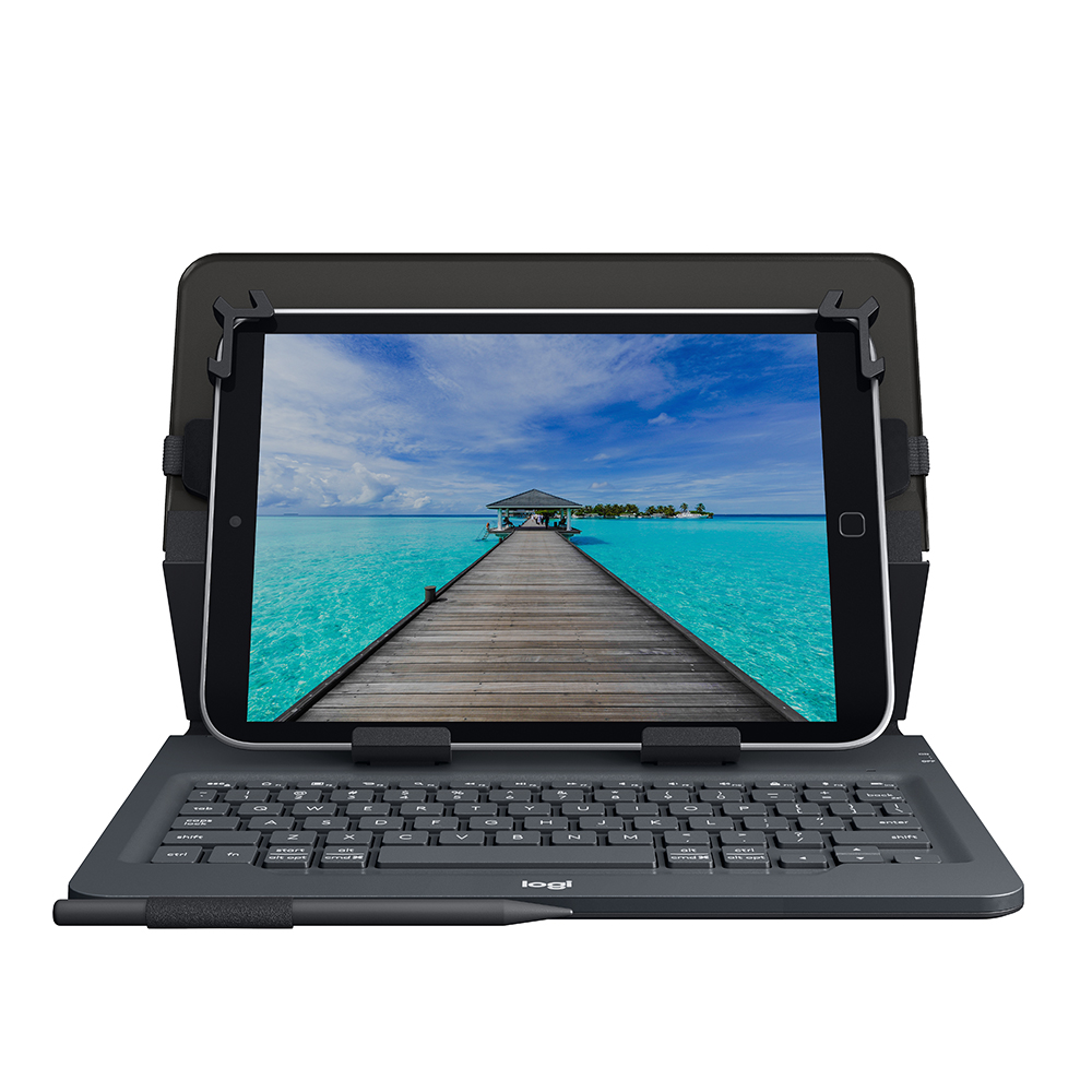 Imagem de CAPA COM TECLADO LOGITECH UNIVERSAL FOLIO P/ IPAD/ANDROID 9" E 10" PRETO - 920-008334