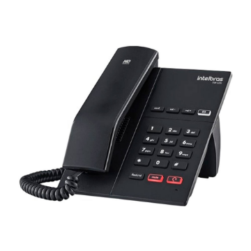 Mostrar detalhes de TELEFONE INTELBRAS IP TIP 120I COM FIO MESA/PAREDE PRETO - 4201201 Imagem de TELEFONE INTELBRAS IP TIP 120I COM FIO MESA/PAREDE PRETO - 4201201