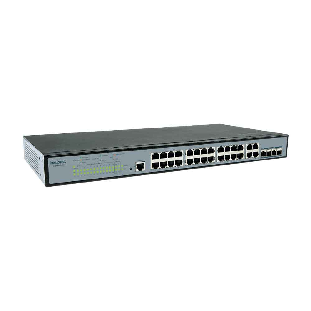 Imagem de SWITCH INTELBRAS 24P 24P SKD SG2404D POE MAX GERENCIAVEL - 4760021