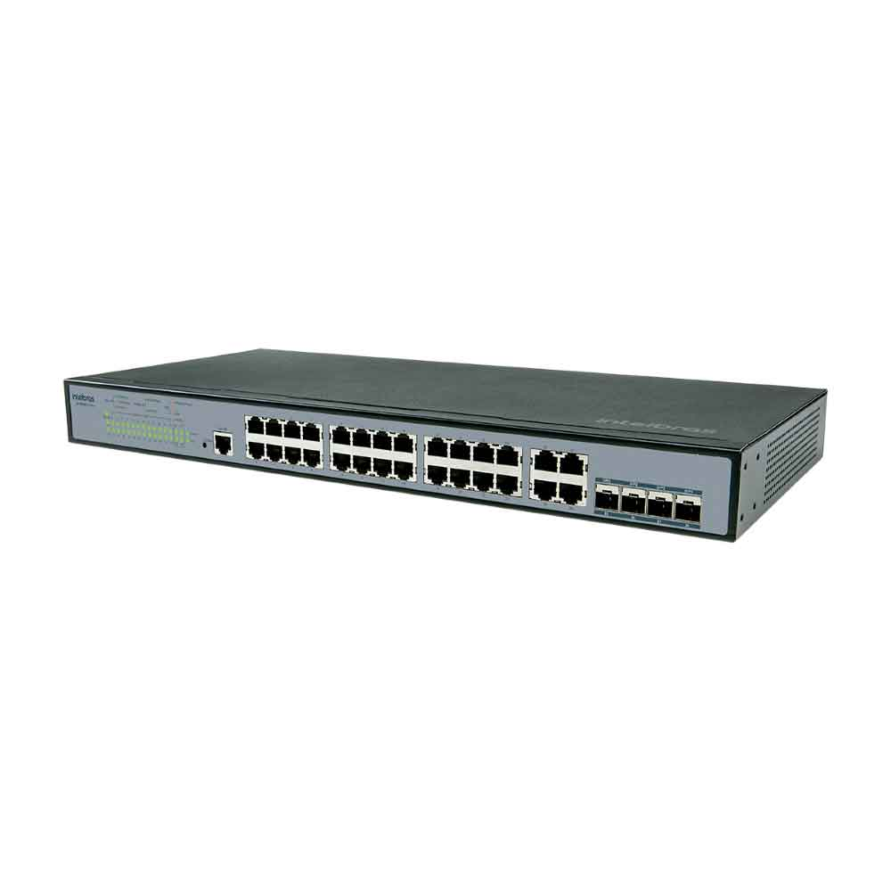 Imagem de SWITCH INTELBRAS 24P 24P SKD SG2404D POE MAX GERENCIAVEL - 4760021