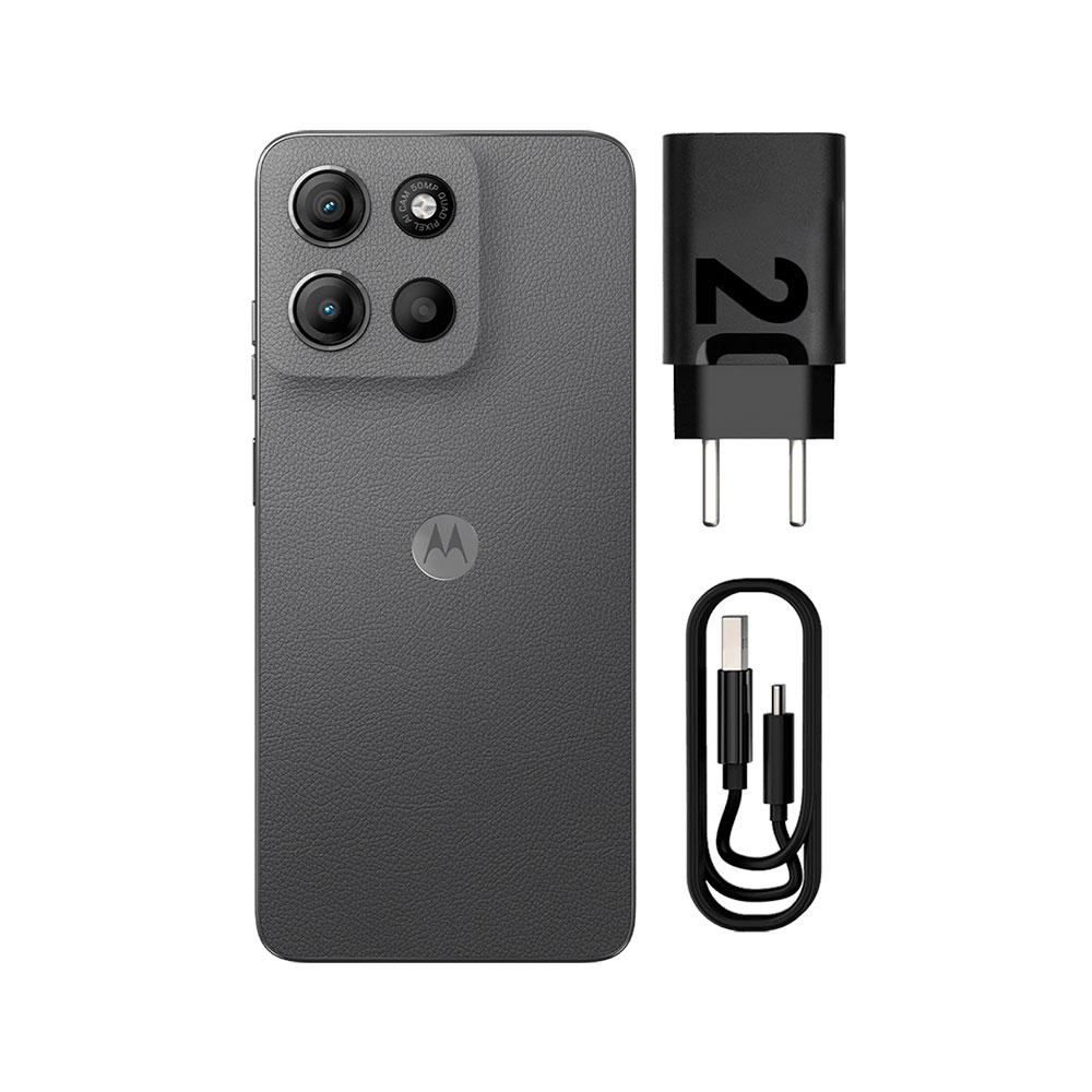 Imagem de SMARTPHONE MOTOROLA G15 XT2521-2 6,7" FHD/4G/12GB (4GB+8GB RAM BOOST*)/256GB/ANDROID 15/GRAFITE