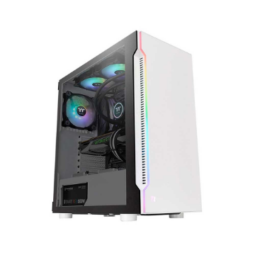 Mostrar detalhes de GABINETE GAMER THERMALTAKE H200 TG RGB WHITE C/ FAN 120MM - CA-1M3-00M6WN-00 Imagem de GABINETE GAMER THERMALTAKE H200 TG RGB WHITE C/ FAN 120MM - CA-1M3-00M6WN-00
