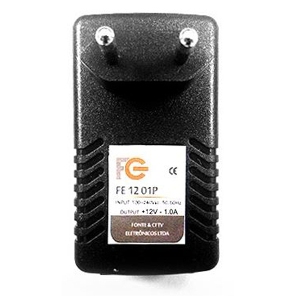 Mostrar detalhes de FONTE ELETRONICA POE 12V 1A - FC1201PN - FC FONTES Imagem de FONTE ELETRONICA POE 12V 1A - FC1201PN - FC FONTES