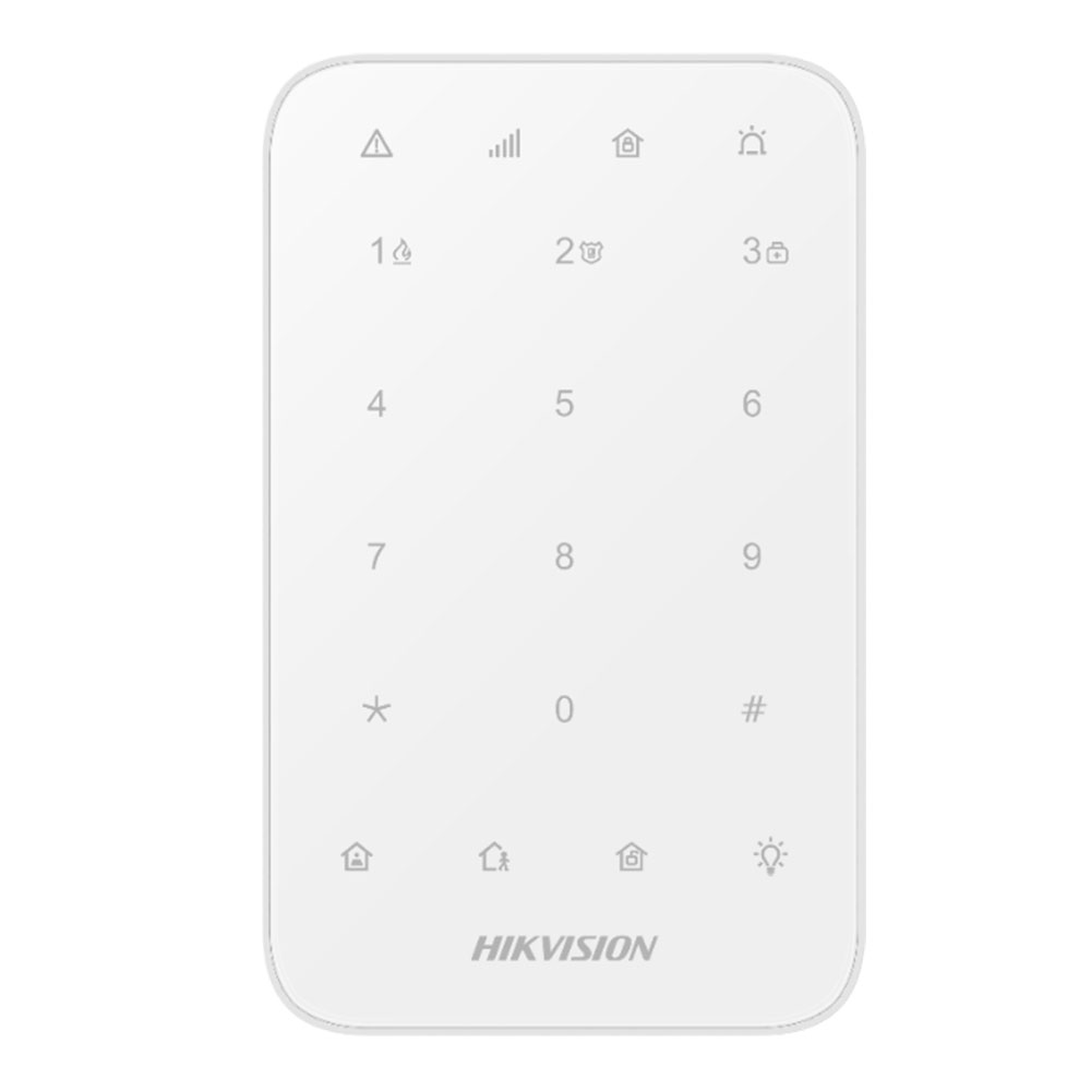 Mostrar detalhes de TECLADO DE ALARME LED SEM FIO AX PRO 868MHz TOUCH SCREEN / EN G2 / COM BATERIA DS-PK1-E-WE HIKVISION Imagem de TECLADO DE ALARME LED SEM FIO AX PRO 868MHz TOUCH SCREEN / EN G2 / COM BATERIA DS-PK1-E-WE HIKVISION