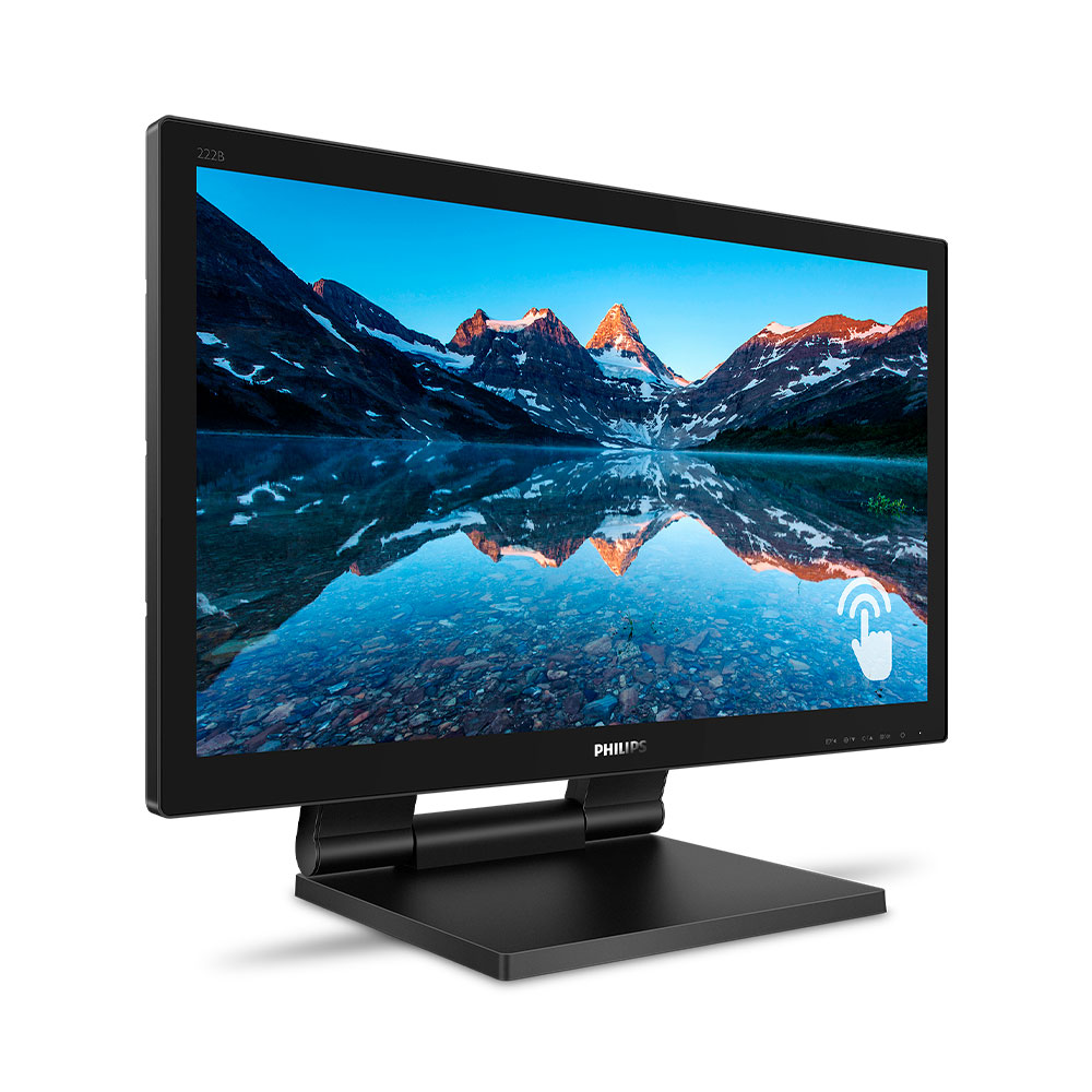 Imagem de MONITOR TOUCH SCREEN PHILIPS 222B9TA 21,5" FDH / 60HZ / 2MS / VGA / HDMI / DVI / DP 1.2 / USB