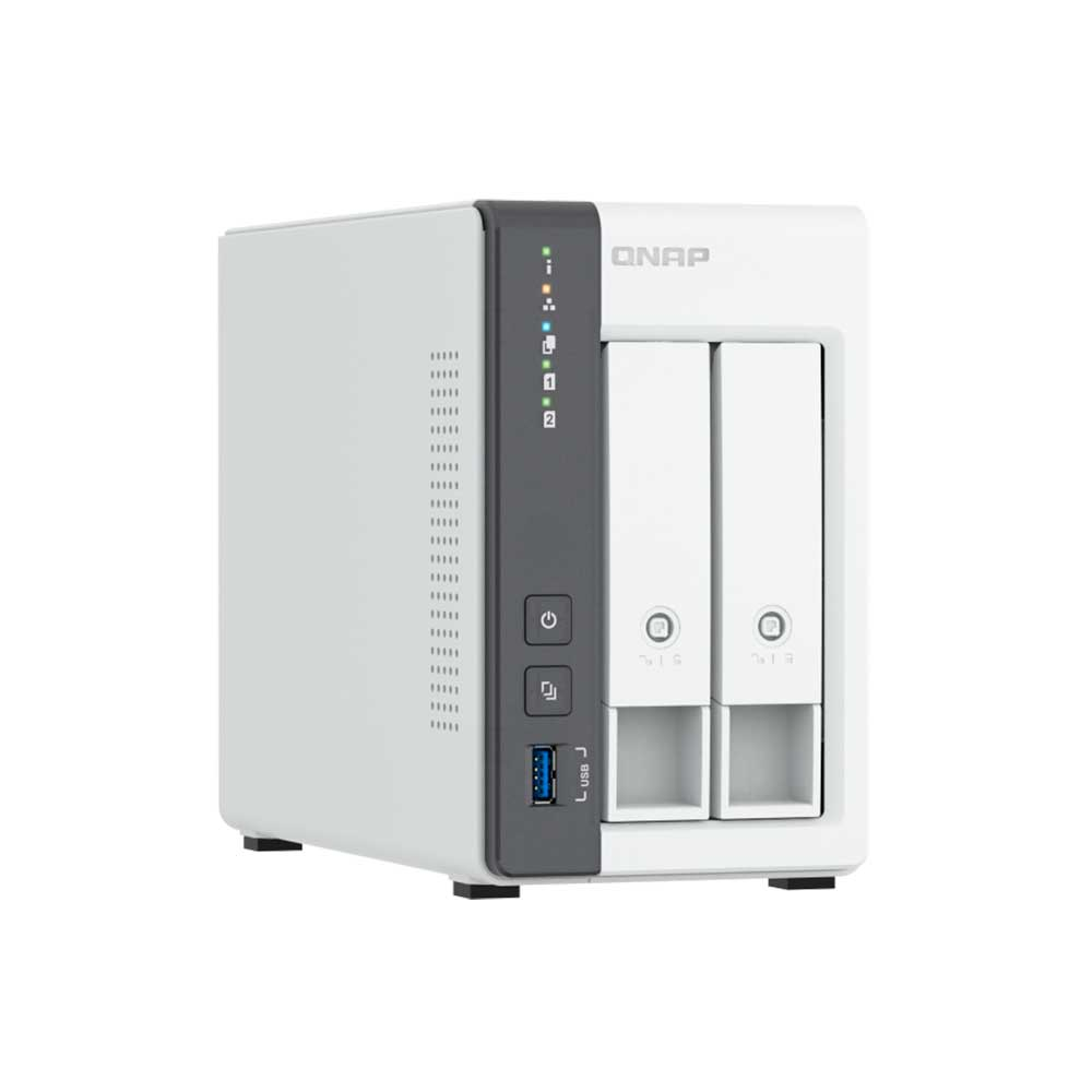 Imagem de STORAGE NAS QNAP 2 BAIAS ARM CORTEX-A55 4 CORE 1.8GHZ 4GB 1X 2,5GBE TORRE - TS-216G-US