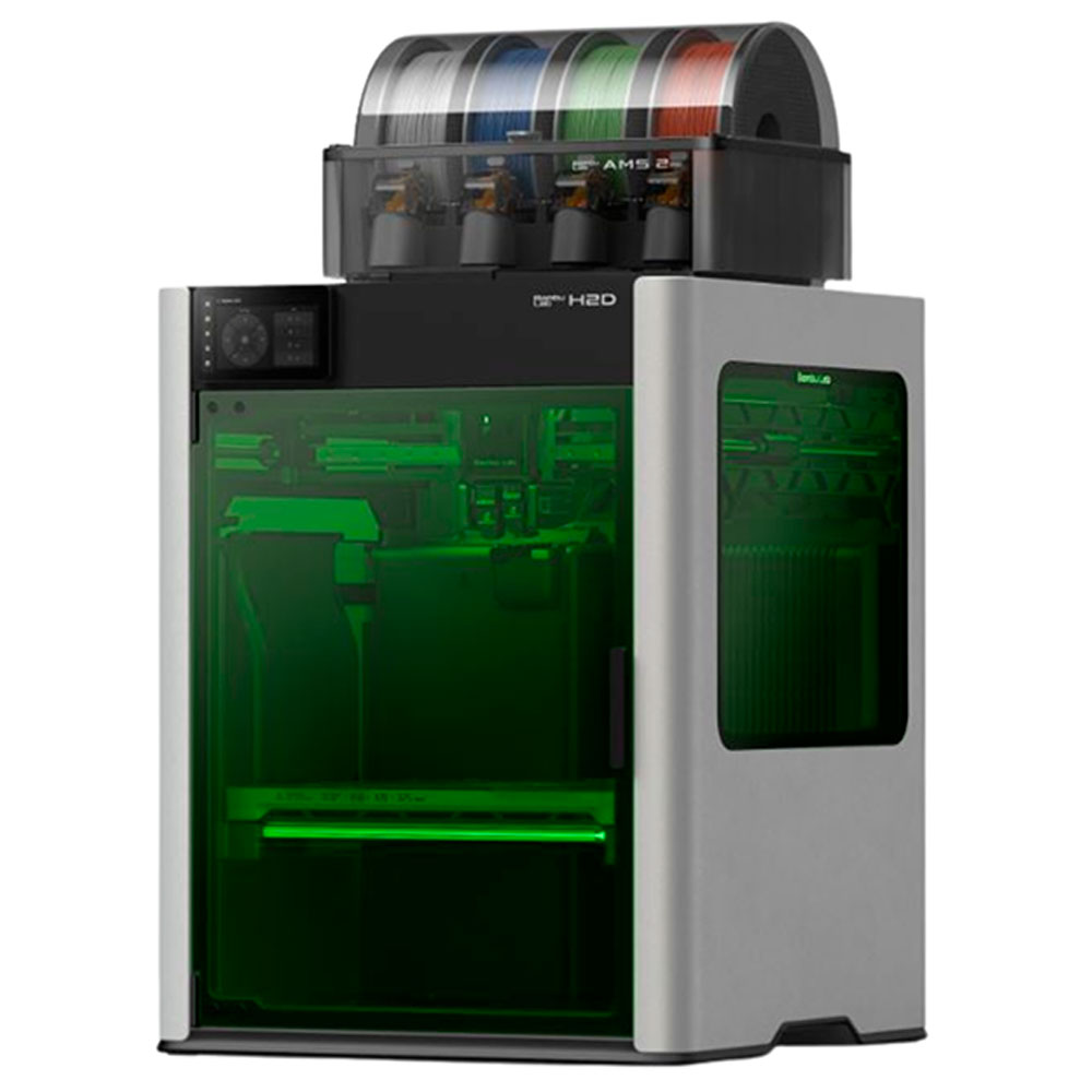 Mostrar detalhes de IMPRESSORA 3D BAMBU LAB H2D LASER FULL COMBO 110V, 10W - PF003-M+SA007-US+SL001 Imagem de IMPRESSORA 3D BAMBU LAB H2D LASER FULL COMBO 110V, 10W - PF003-M+SA007-US+SL001