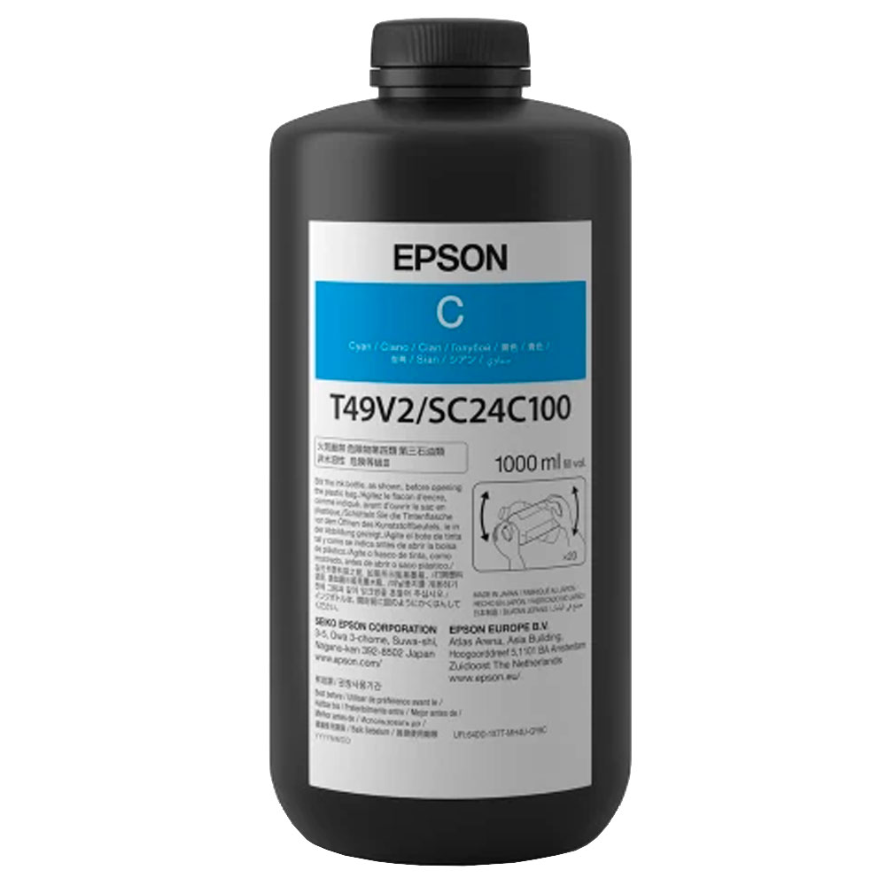 Mostrar detalhes de TINTA ULTRACHROME EPSON T49V210 CIANO 1L Imagem de TINTA ULTRACHROME EPSON T49V210 CIANO 1L