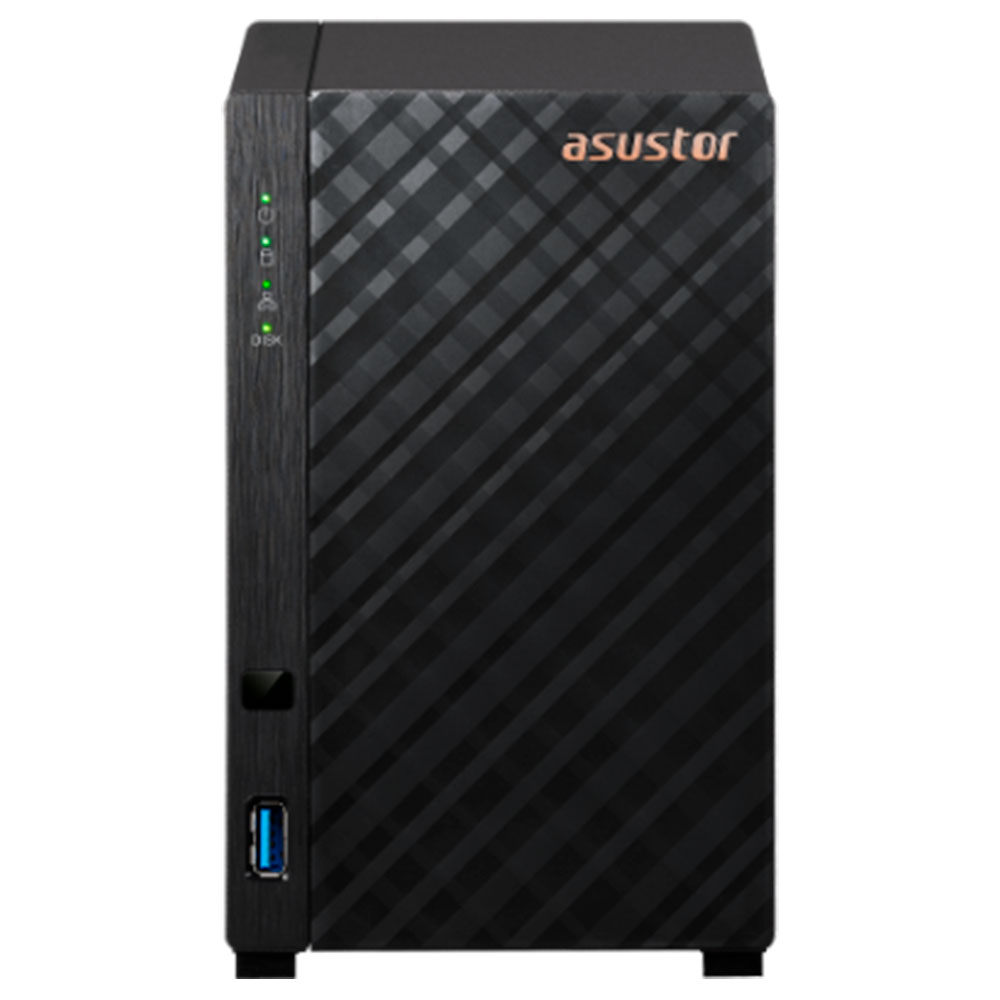 Imagem de STORAGE NAS ASUSTOR TORRE S/HD 2 BAIAS REALTEK RTD1619B 1 PORTA LAN 1GB - AS1102TL-US