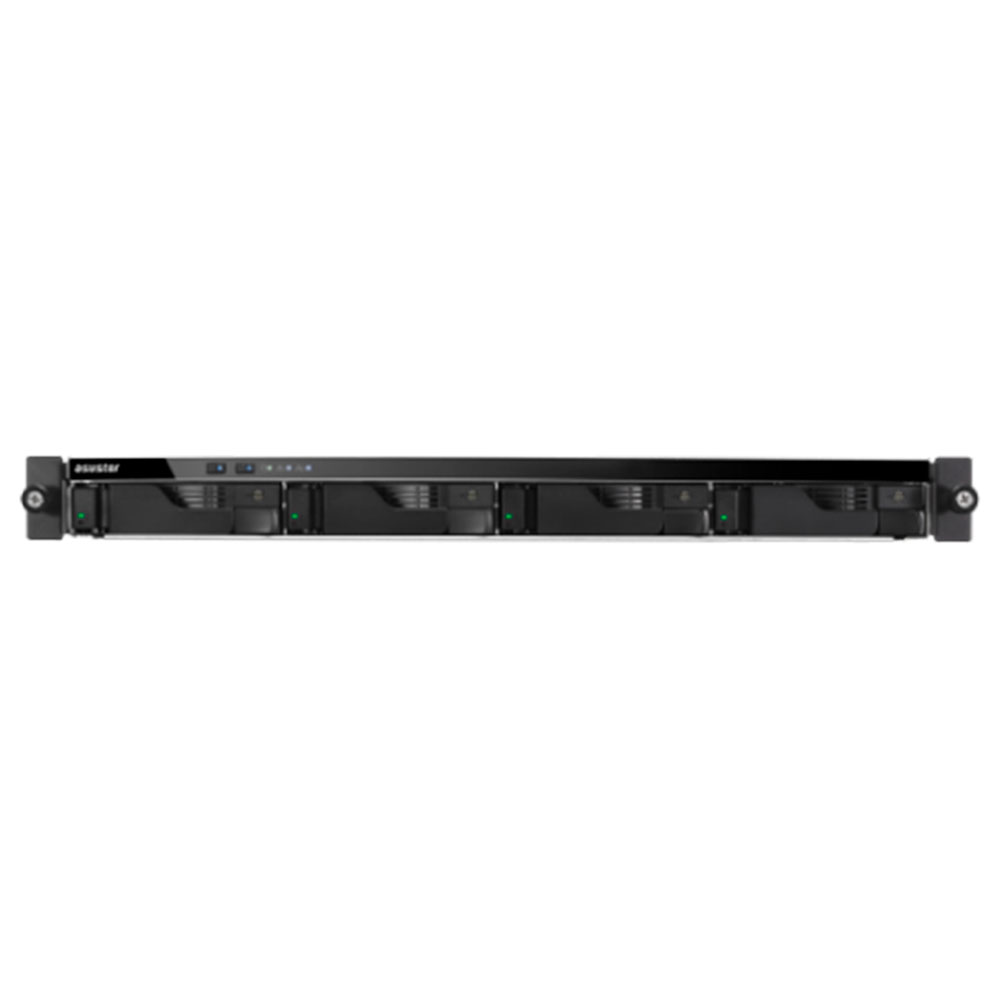 Imagem de STORAGE NAS ASUSTOR RACK S/HD 4 BAIAS INTEL ATOM C3538 2 PORTAS LAN 1GB E 2 2.5GB - AS6504RD-US