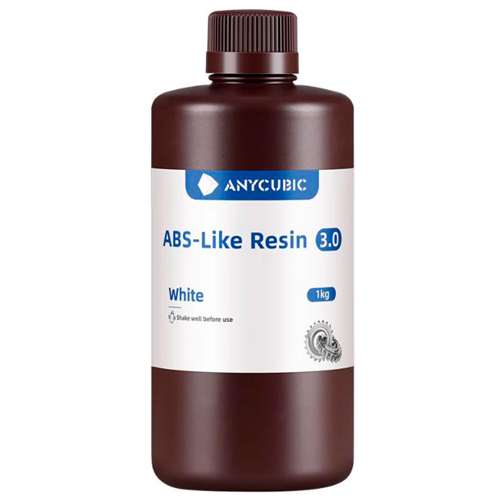 Imagem de RESINA ABS-LIKE 3.0 ANYCUBIC - BRANCO - SABL3WH-102A