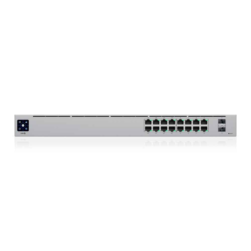Imagem de SWITCH UBIQUITI GERENCIAVEL 16 PORTAS GIGABIT + 02 SFP GIGA USW-16-POE RACK