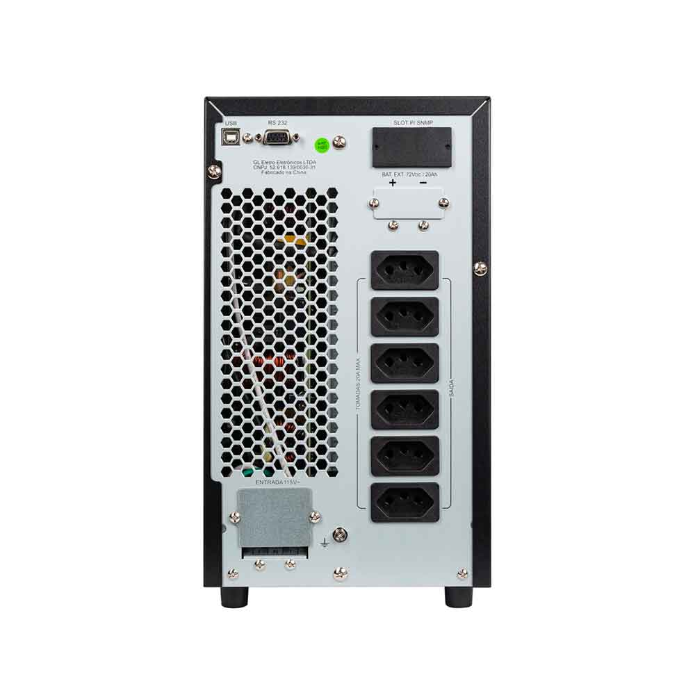 Imagem de NOBREAK SMS SENOIDAL 3000VA/2400W MONO/220V/220V 6T PRETO 23662 MIRAGE MR3000S TORRE