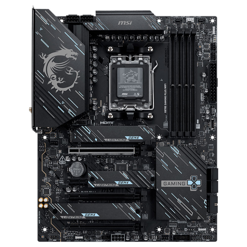 Imagem de PLACA MAE (AMD) MSI X870E GAMING PLUS WIFI DDR5 AM5