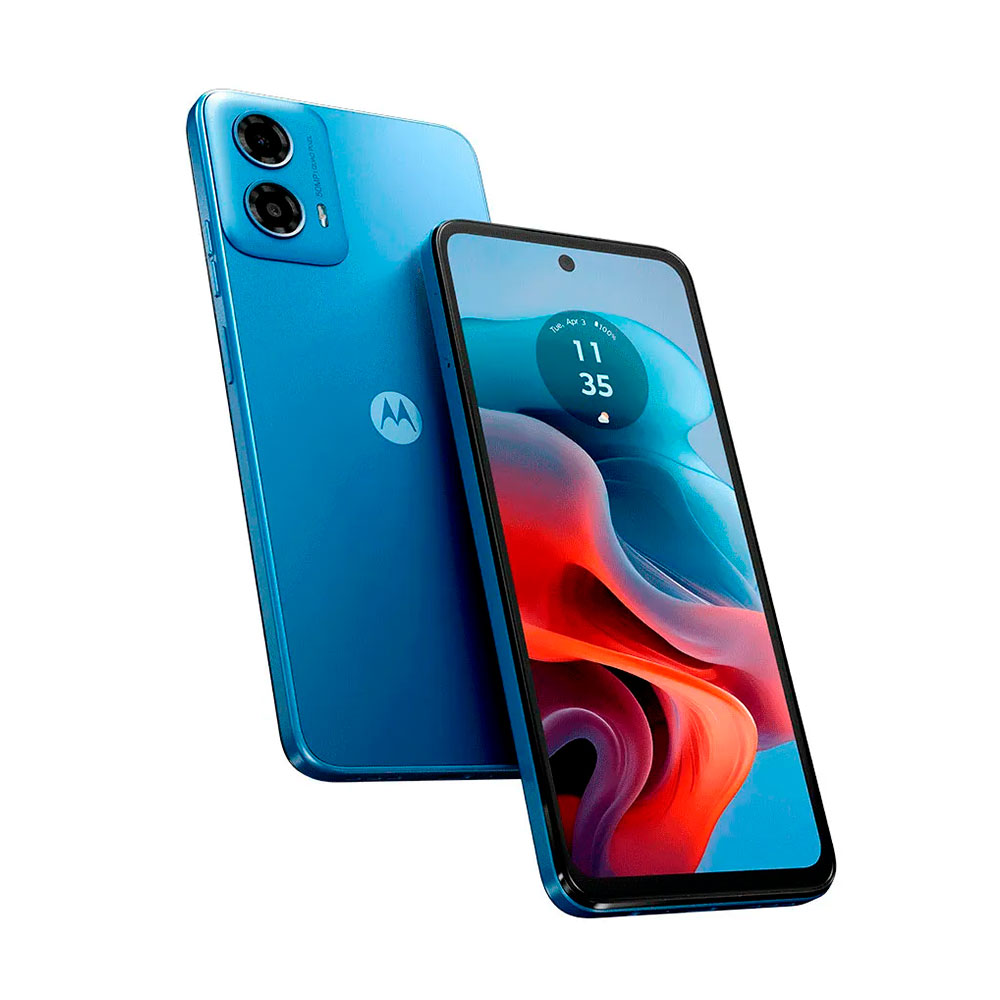 Imagem de SMARTPHONE MOTOROLA MOTO G34 XT2363-1 6,5" HD/ 5G/ 4GB + 4GB RAM BOOST*/ 128GB/ ANDROID 14/ AZUL