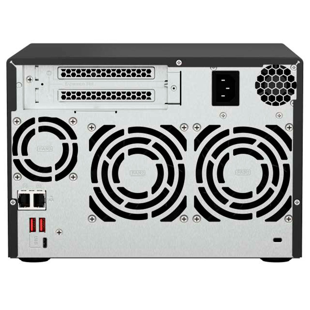 Imagem de STORAGE NAS QNAP 6 BAIAS AMD RYZEN QUAD CORE 8GB RAM DDR4 2 SLOTS PCLE - TS-673A-8G-US