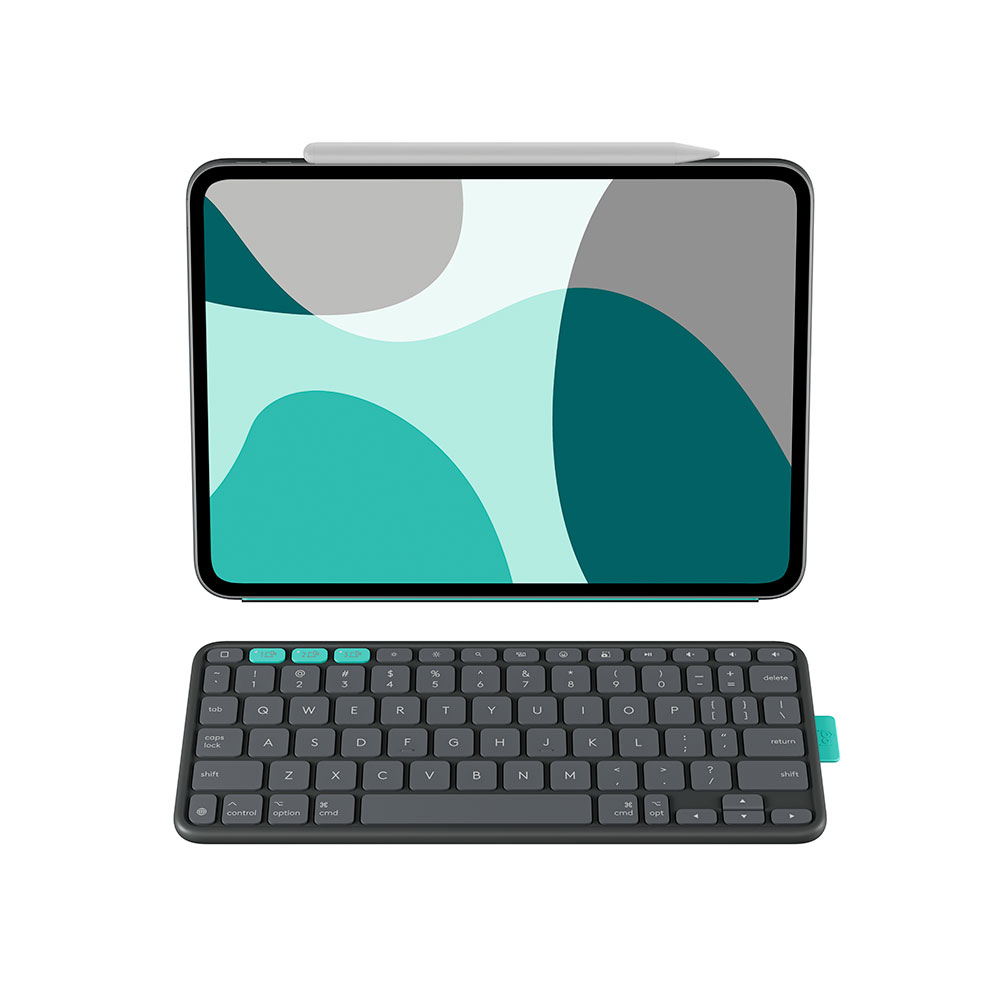 Imagem de CAPA COM TECLADO LOGITECH FLIP P/ IPAD PRO 11 (M4) E IPADI AIR (M2 M3) GRAFITE - 920-013369