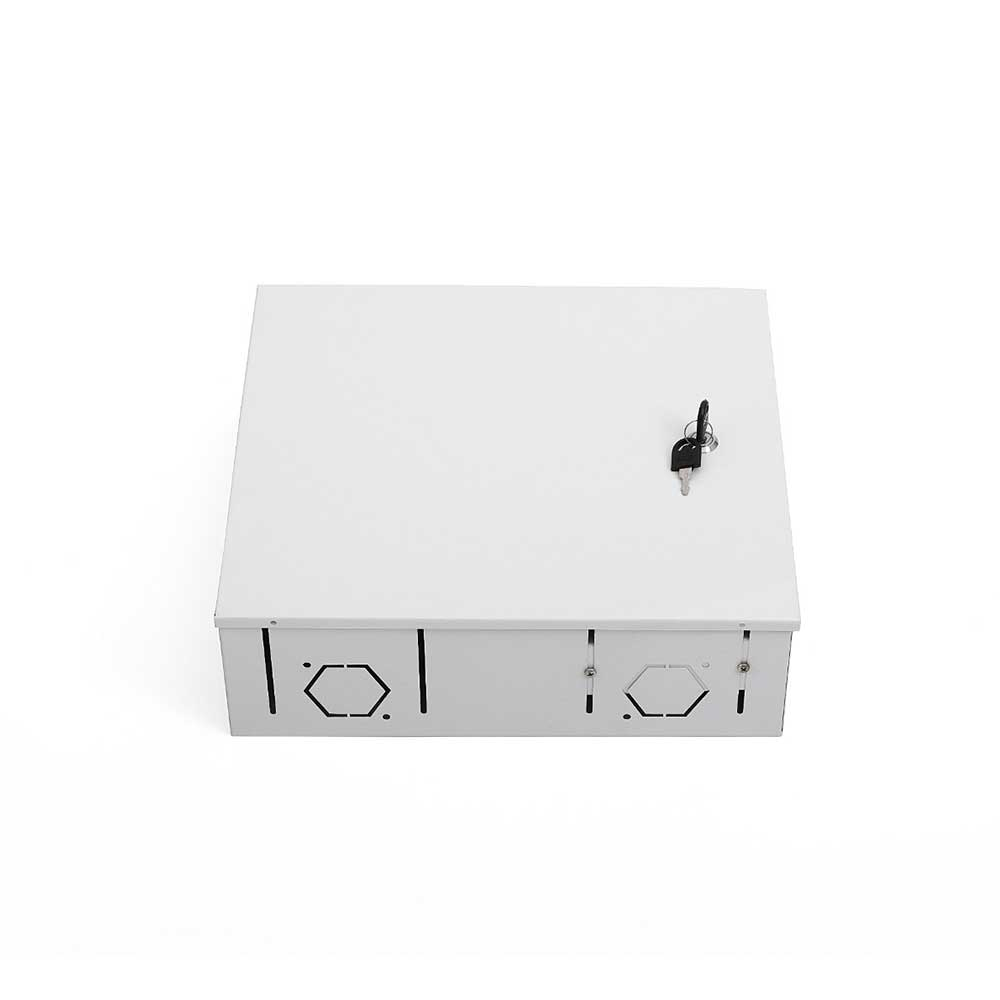 Imagem de CAIXA METALICA VERTICAL COMBATE BRANCA GFORCE 319