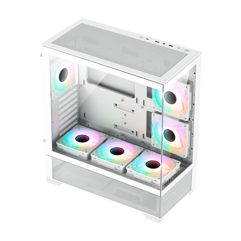 Imagem de GABINETE GAMER GAMEMAX VISTA AW ATX/ITX/E-ATX BRANCO - X214100901971