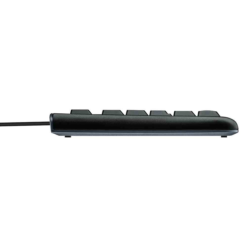 Imagem de KIT MOUSE E TECLADO LOGITECH MK120 COM FIO USB PRETO (B2B) - 920-004429