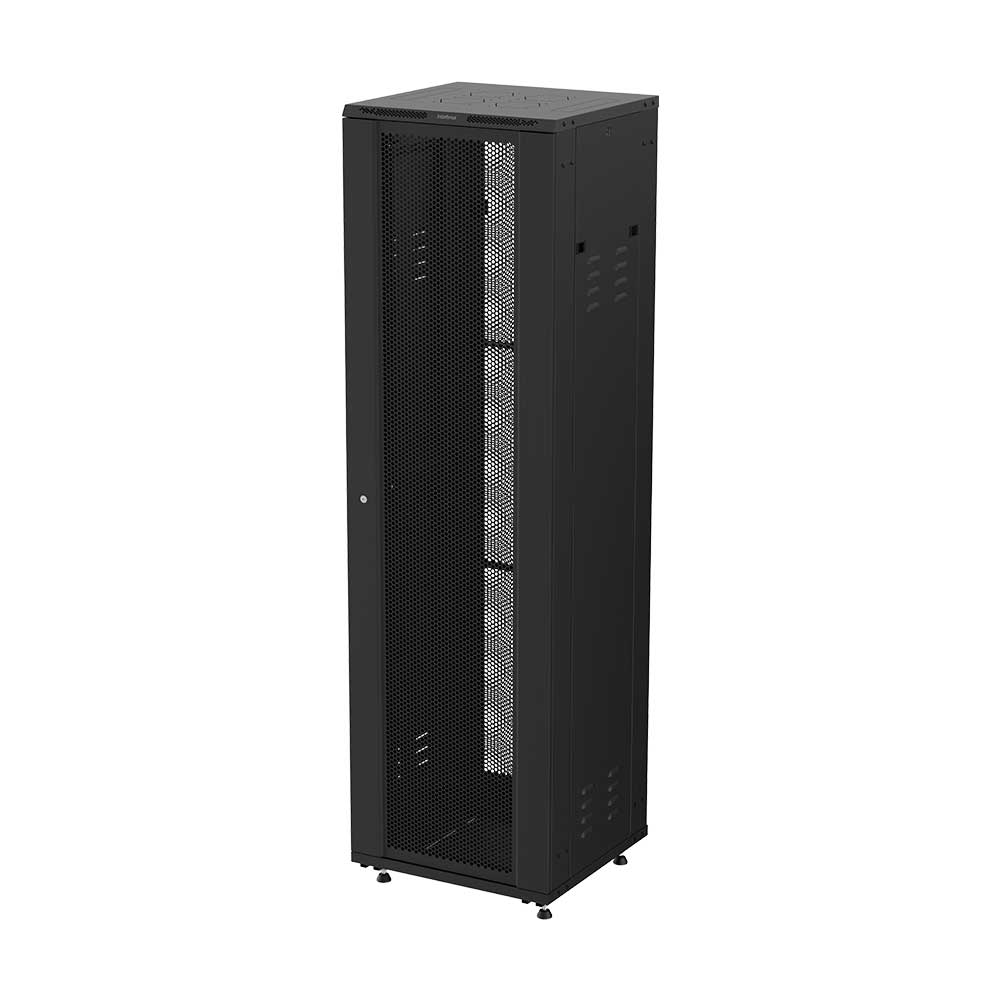 Imagem de RACK PISO INTELBRAS DESMONTAVEL PORTA PERFURADA 44U 570MM RPD 4457 4770067