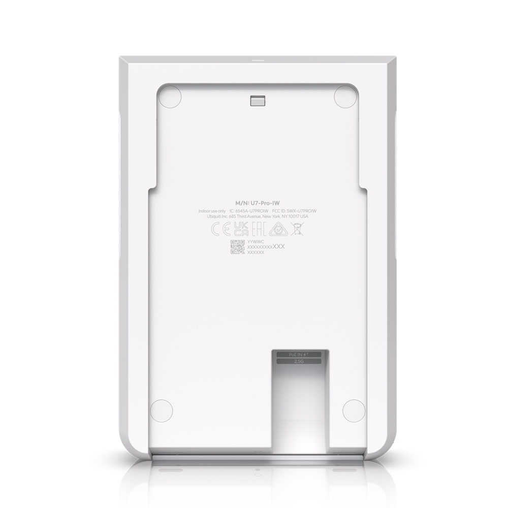 Imagem de ACCESS POINT UBIQUITI U7-PRO-WALL  UNIFI WIFI 7 TRI-BAND 10688 GBPS POE+ S/FONTE