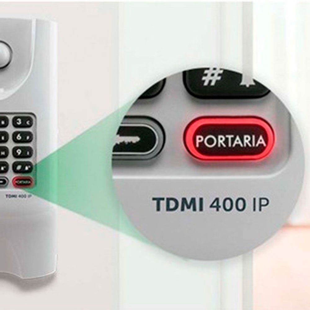 Imagem de TELEFONE INTELBRAS IP TDMI 400 IP POE PAREDE BRANCO - 4061400