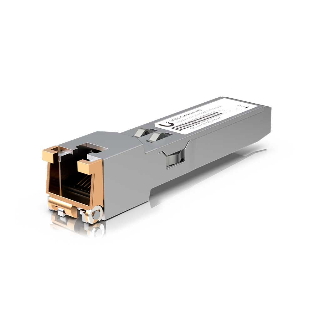 Mostrar detalhes de MODULO UBIQUITI MINI GBIC/SFP+ 10GB PARA RJ45 GIGABIT UACC-CM-RJ45-MG (1 - PACK) Imagem de MODULO UBIQUITI MINI GBIC/SFP+ 10GB PARA RJ45 GIGABIT UACC-CM-RJ45-MG (1 - PACK)