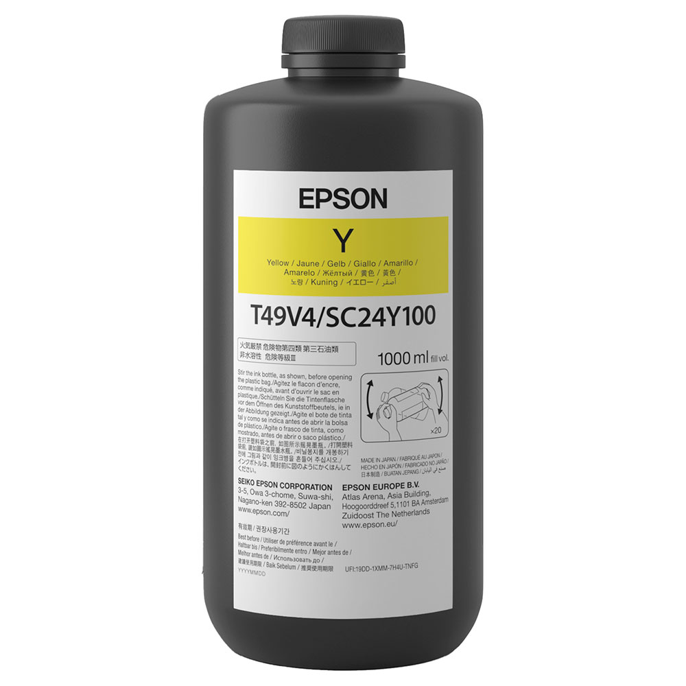 Imagem de TINTA ULTRACHROME EPSON T49V410 AMARELO 1L