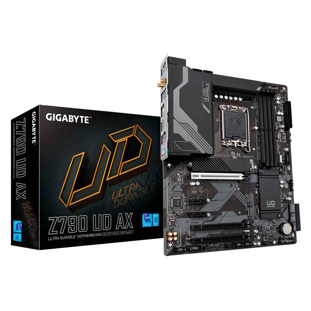 Imagem de PLACA MAE (INTEL) GIGABYTE Z790 UD AX 1.2 DDR5 LGA1700 12° e 13° GERACAO