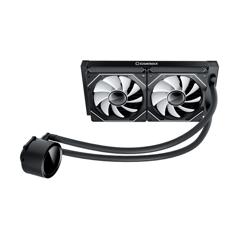 Imagem de WATER COOLER GAMEMAX ICEBURG 240 BLACK ARGB  - ICEBURG240DBK
